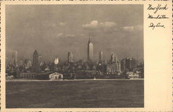 New York Manhattan Skyline Postcard Postcard Postcard