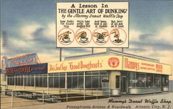 Mammy's Donut Waffle Shop Atlantic City, NJ Postcard Postcard Postcard