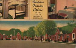 Barbara Fritchie Tourist Cabins Frederick, MD Postcard Postcard Postcard