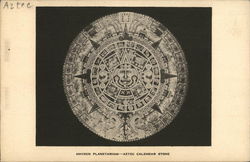 Hayden Planetarium - Aztec Calendar Stone New York, NY Postcard Postcard Postcard