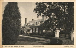 Gunston Hall, North Front, Natl. Soc. Col. Dames of Amer. Lorton, VA Postcard Postcard Postcard