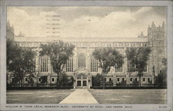 William W. Cook Legal Research Bldg., University of Mich. Ann Arbor, MI Postcard Postcard Postcard