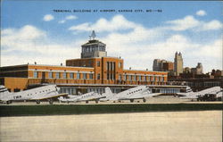 Airport Terminal Building Postcard