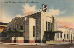 Santa Fe Depot Oklahoma City, OK Postcard Postcard Postcard