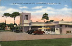 Main Building, Facing the Gulf, Broadwater Beach Biloxi, MS Postcard Postcard Postcard