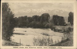 Weber River and Wasatch Range Postcard