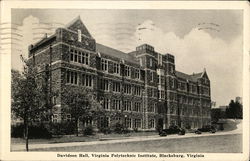 Virginia Polytechnic Institute - Davidson Hall Blacksburg, VA Postcard Postcard Postcard