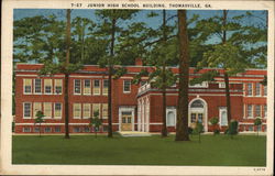 Junior High School Building Thomasville, GA Postcard Postcard Postcard