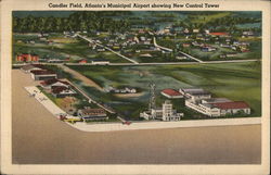 Candler Field, Showing New Control Tower Atlanta, GA Postcard Postcard Postcard