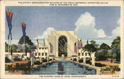 Texas Centennial Exposition - Administration Building Postcard