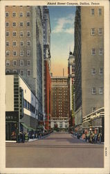 Akard Street Canyon Postcard