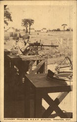 Gunnery Practice, R.C.A.F. Station Trenton, ON Canada Ontario Postcard Postcard Postcard