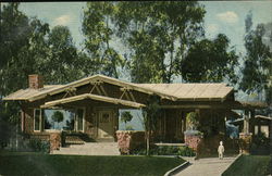 California Bungalow Postcard