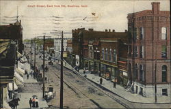 Court Street, East from Fifth Beatrice, NE Postcard Postcard Postcard