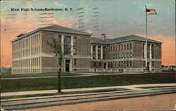 West High School Postcard