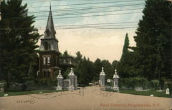 Rural Cemetery Postcard