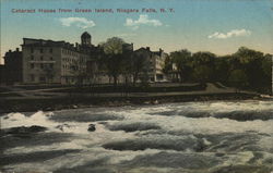 Cataract House from Green Island Niagara Falls, NY Postcard Postcard Postcard