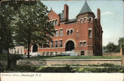 Academy School Newburgh, NY Postcard Postcard Postcard