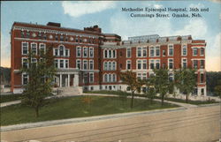 Methodist Episcopal Hospital, 36th and Cummings Street Postcard