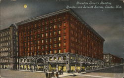 Brandeis Theatre Building, Douglas and Seventh Streets Omaha, NE Postcard Postcard Postcard