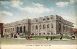 New Public Library St. Louis, MO Postcard Postcard Postcard