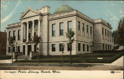 Carnegie Public Library Postcard