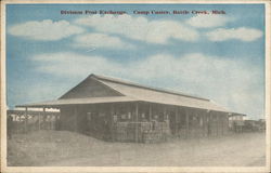 Division Post Exchange, Camp Custer Battle Creek, MI Postcard Postcard Postcard