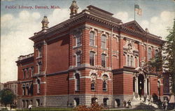 Public Library Postcard