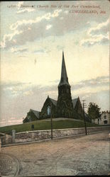 Emmanuel Church Site of Old Fort Cumberland Postcard