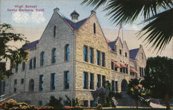 High School Santa Barbara, CA Postcard Postcard Postcard