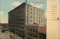 Hotel Stratford & Union Square San Francisco, CA Postcard Postcard Postcard