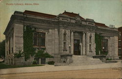 Public Library Akron, OH Postcard Postcard Postcard