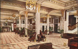 Lobby, New Hotel Monteleone Postcard