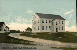 Rocky Hill Church, 1785 Amesbury, MA Postcard Postcard Postcard