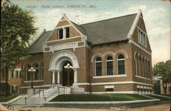 Public Library Postcard