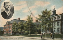 Huntington School Brockton, MA Postcard Postcard Postcard