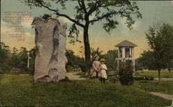 Monument to Terry's Texas Rangers and Bell Captured from Federal Ship "Harriet Lane" Houston, TX Postcard Postcard Postcard