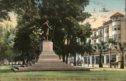 St. James Hotel and McKinley Monument San Jose, CA Postcard Postcard Postcard