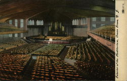 Interior of the Auditorium Ocean Grove, NJ Postcard Postcard Postcard