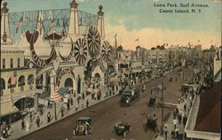 Luna Park, Surf Avenue Postcard