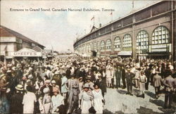 Entrance to Grand Stand, Canadian National Exhibition Toronto, ON Canada Ontario Postcard Postcard Postcard