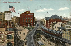 Cooper Square New York, NY Postcard Postcard Postcard