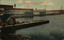 Docks at Charlestown, from Charlestown Bridge Boston, MA Postcard Postcard Postcard