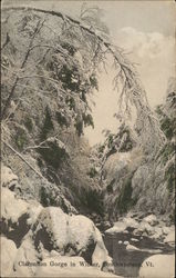 Clarendon Gorge in Winter Vermont Postcard Postcard Postcard