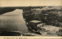 Des Moines River Iowa Postcard Postcard Postcard