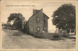 Old Spite House Marblehead, MA Postcard Postcard Postcard