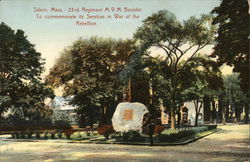 23rd Regimen M. D. M. Boulder Postcard