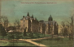 Sulphur Spring and Ohio Wesleyan University Postcard