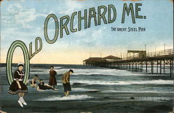 Great Steel Pier Old Orchard Beach, ME Postcard Postcard Postcard