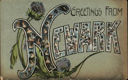 Greetings from Newark Postcard